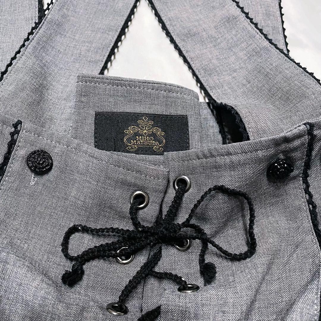MIHO MATSUDAミホマツダ　スカート・イブリー　グレー　ゴシック