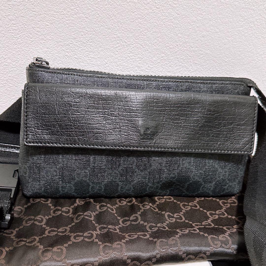 《美品》GUCCI(グッチ)ウエストポーチ　ボディーバッグ