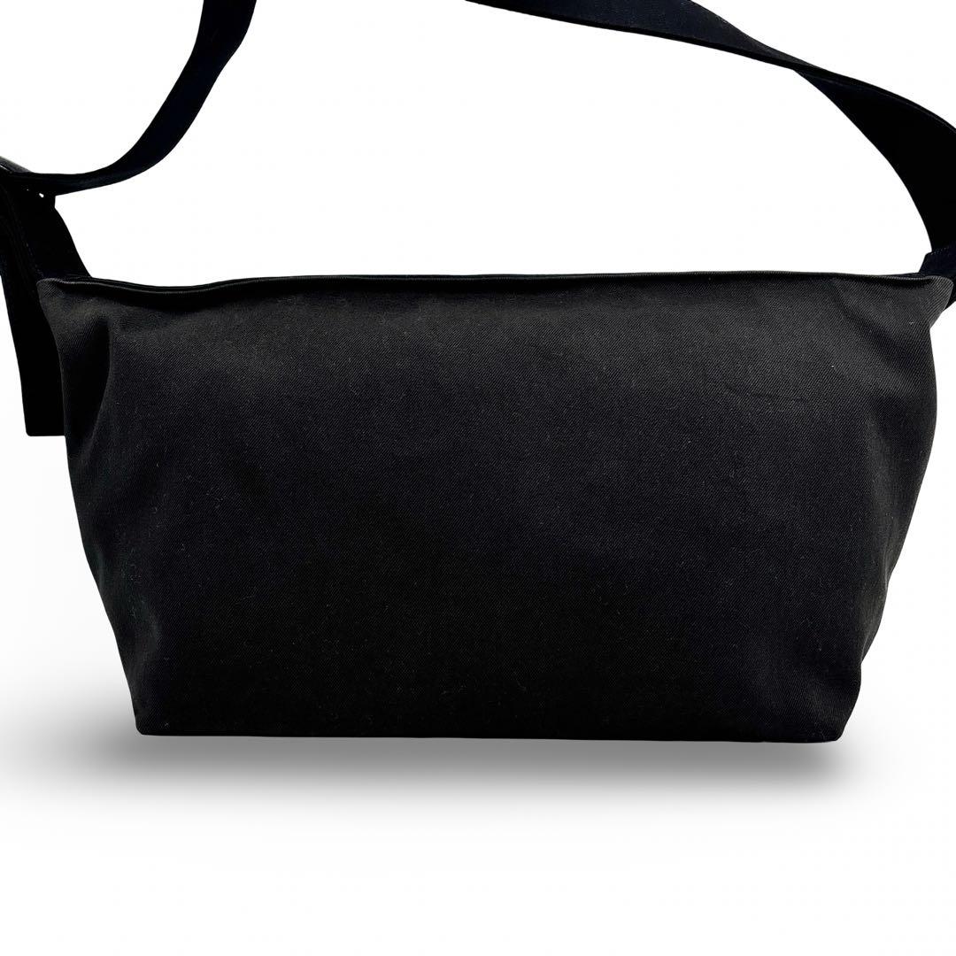 極美品】コムデギャルソン キャンバス ショルダー メッセンジャー バッグ　黒