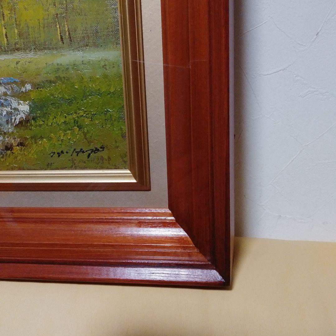 油絵　額入り(風景画)