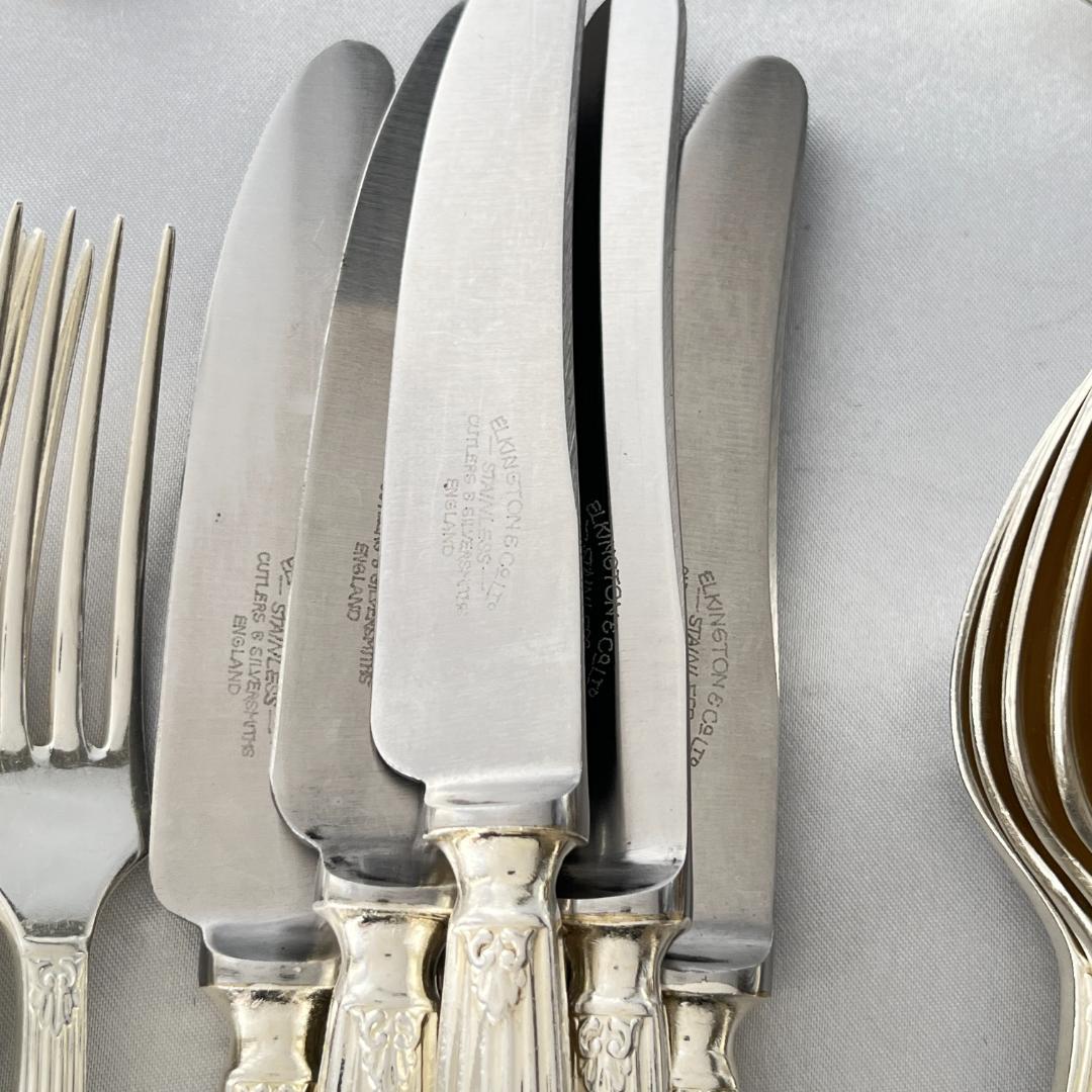 【Elkington】 WESTMINSTER ディナーセット 35本