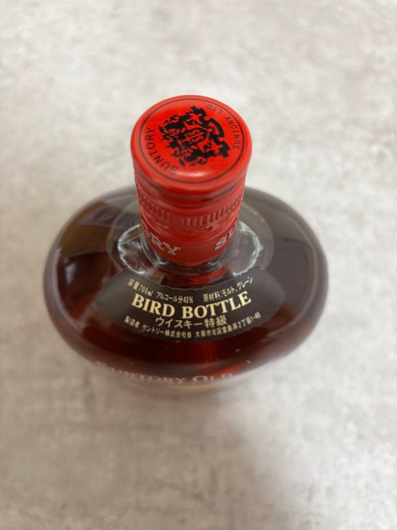 SUNTORY OLD WHISKY バードボトル　キセキレイ　特級　ウイスキー