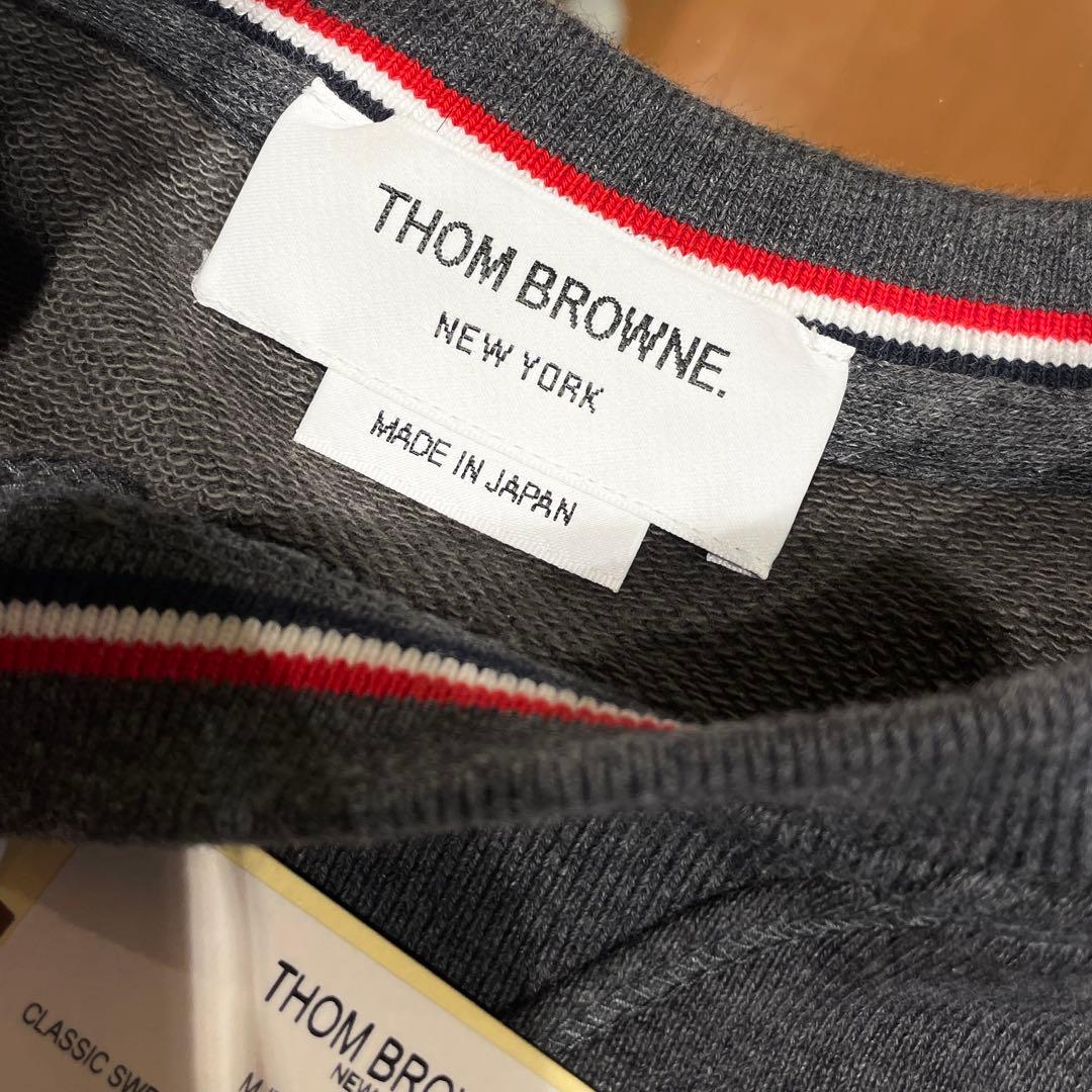 【新品同様】国内正規品 THOM BROWNE 4BAR スウェット サイズ5