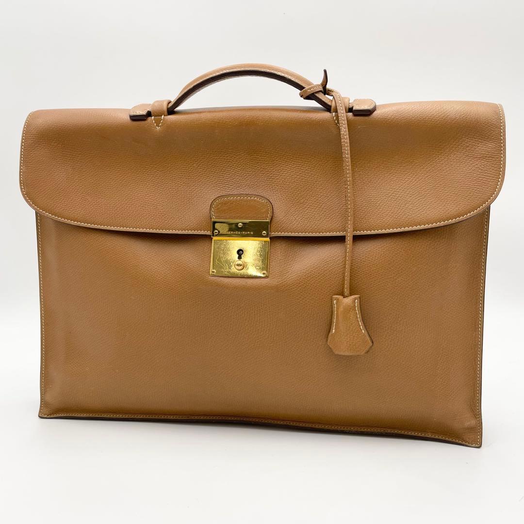 人気モデル✨エルメス　キリウス　ビジネス　ブリーフケース　クシュベル