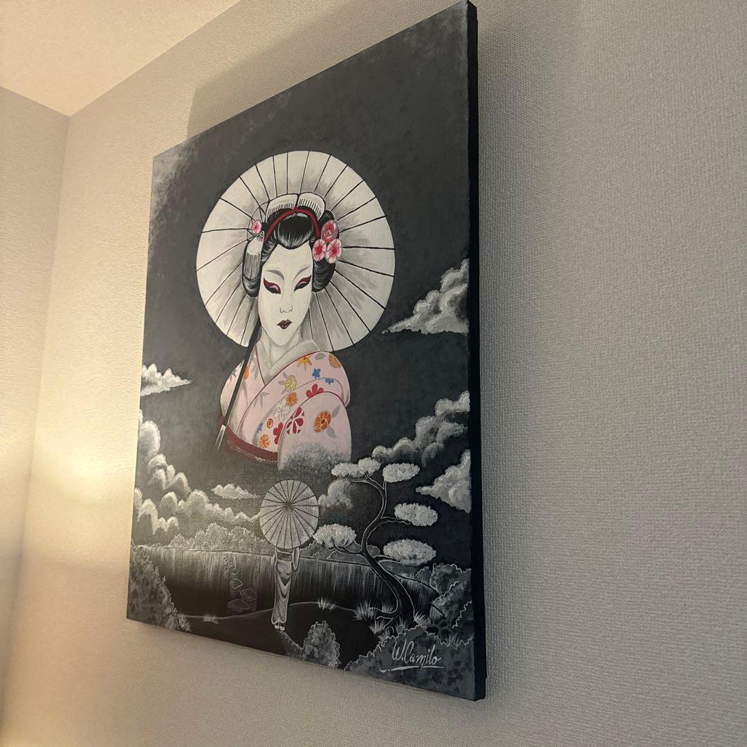 日本画 女性の肖像画