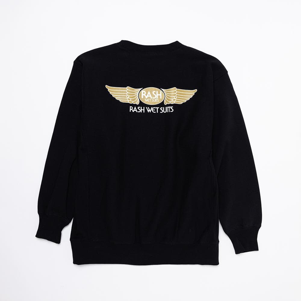RASH WETSUITS 羽バッククルーネックスウェット ネイビー XL