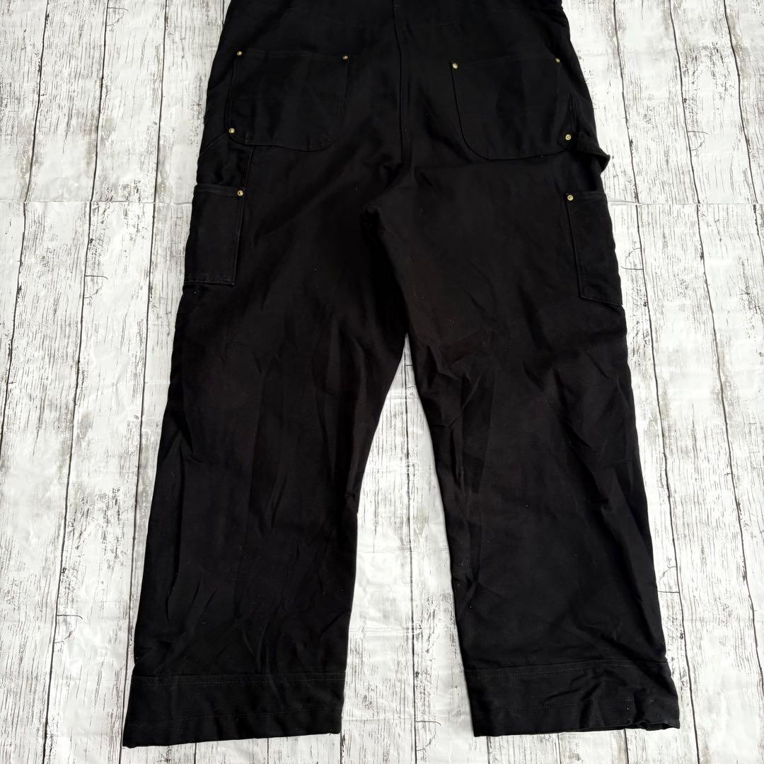 Carhartt カーハート ダック地 ダブルニー オーバーオール ブラック