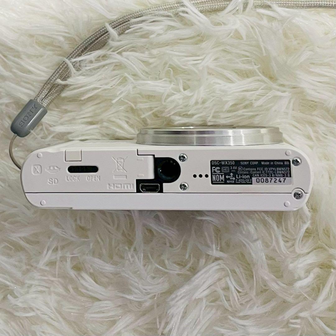 【美品】動作確認済 SONY Cyber-shot ホワイト DSC-WX300