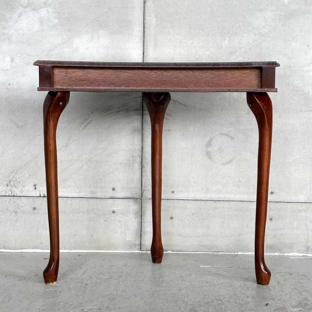 ★90s★猫脚 半円コンソールテーブル｜COGIT｜電話台｜花台｜クラシック家具