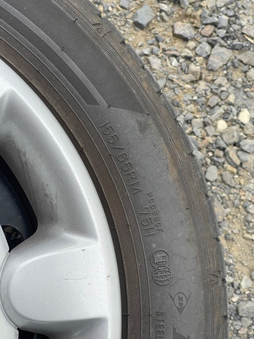 ベア　ダイハツ車　夏タイヤ　4本セット