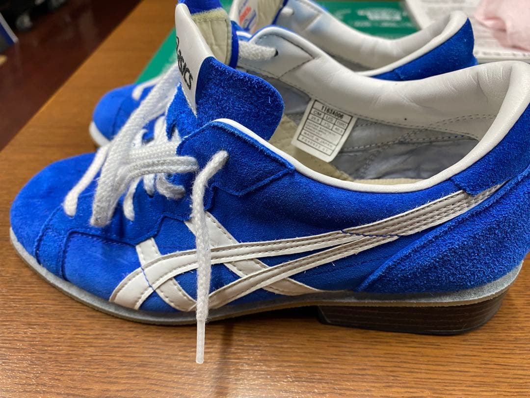 asics リフティングシューズ 25.5青