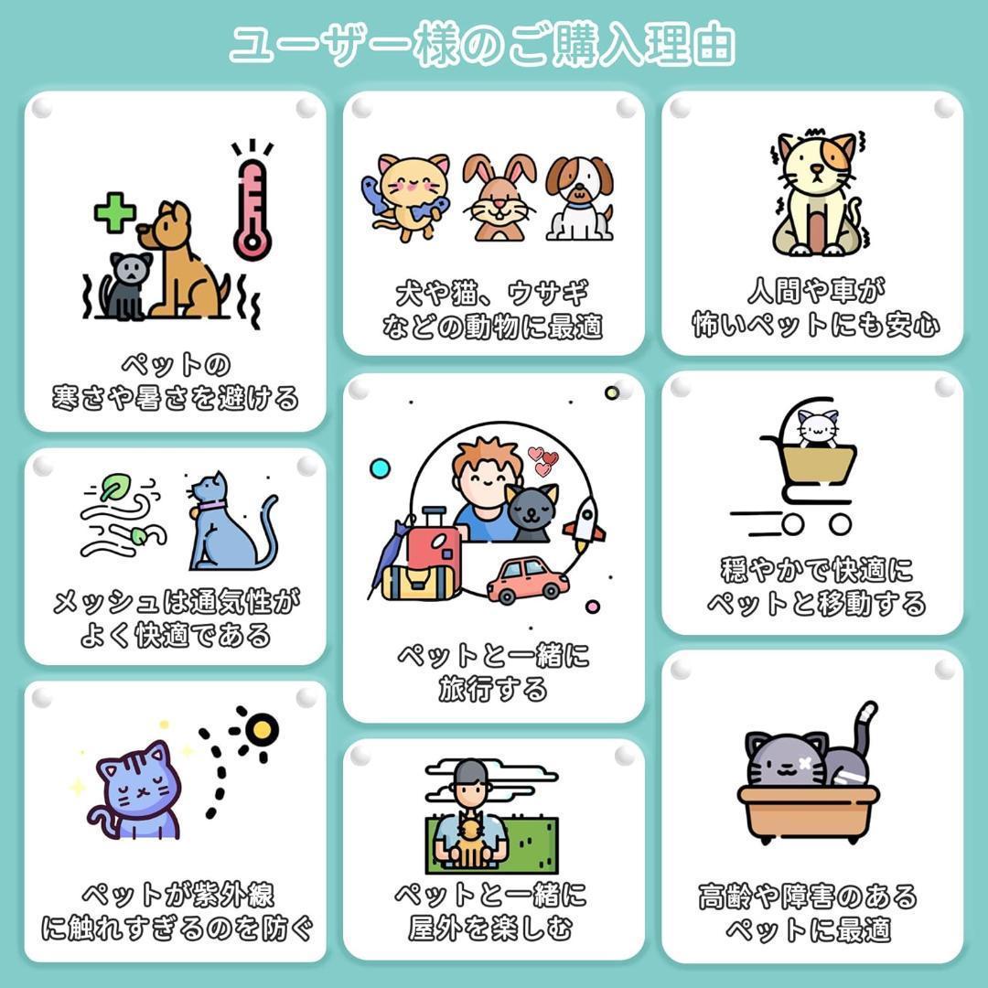 Angelpet ペットカート 分離型 【特許登録済み】猫 犬用 バギー カーキ