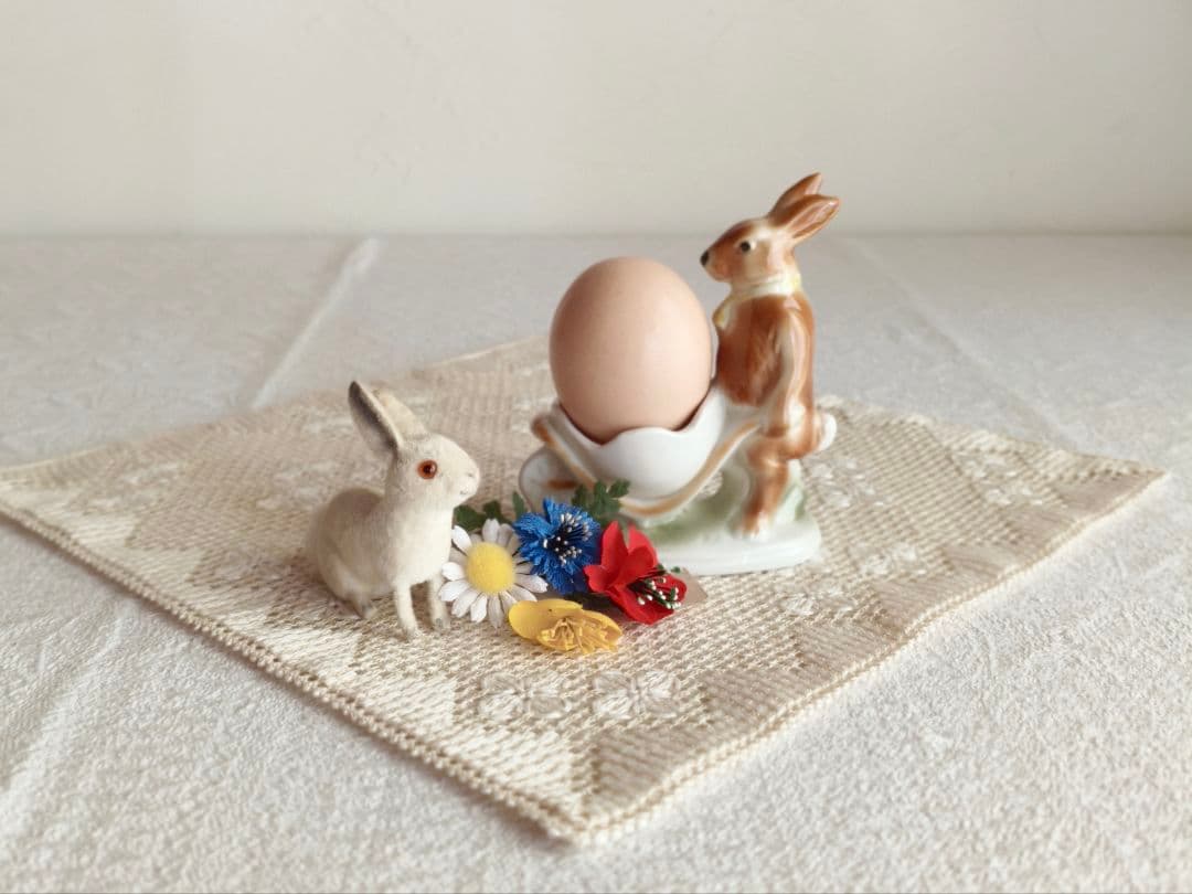 【✳︎toto✳︎さま】vintage ୨୧ 真っ白な 可愛い ウサちゃん