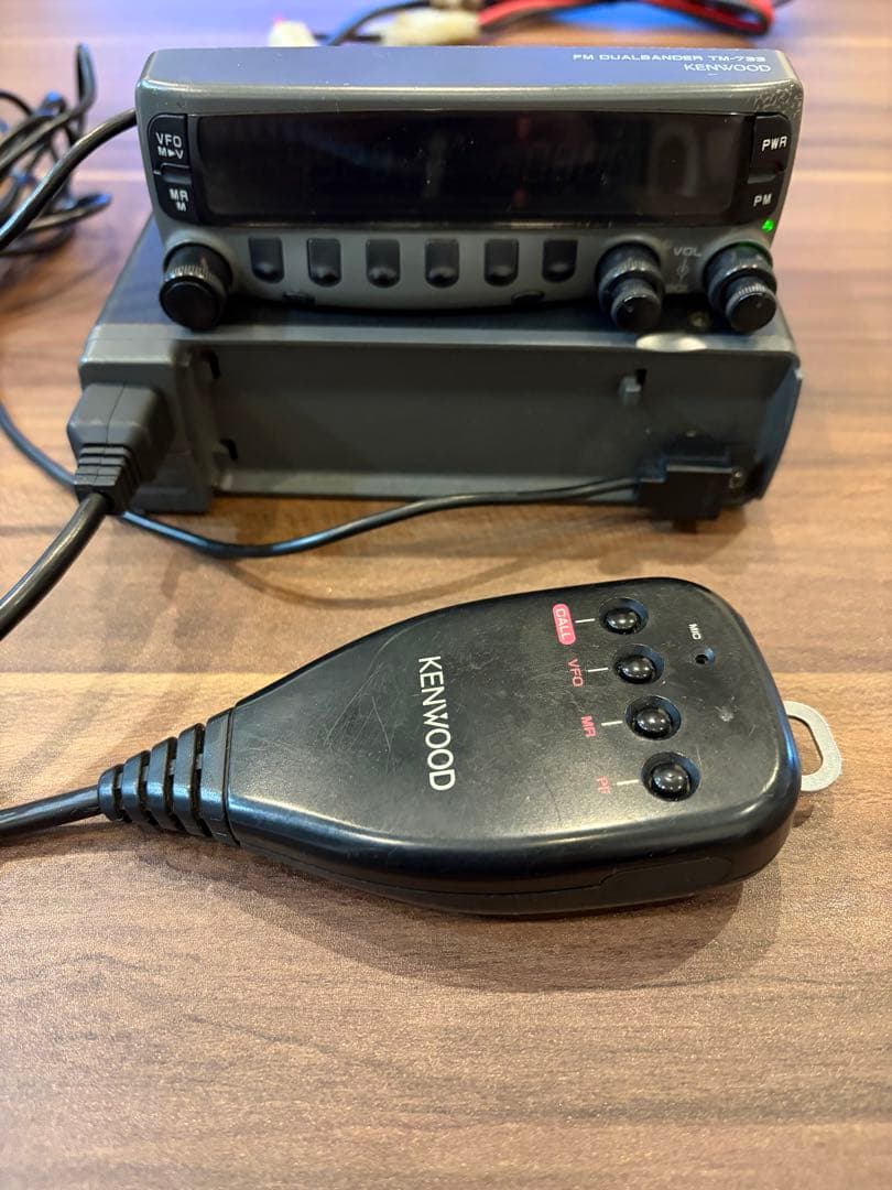 アマチュア無線ケンウッドTM-733S 画面球切れ