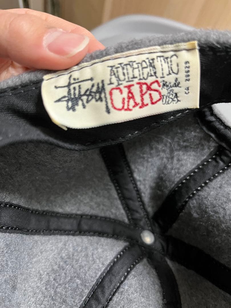 90年代製造 白タグ \"STUSSY Authentic Caps キャップ