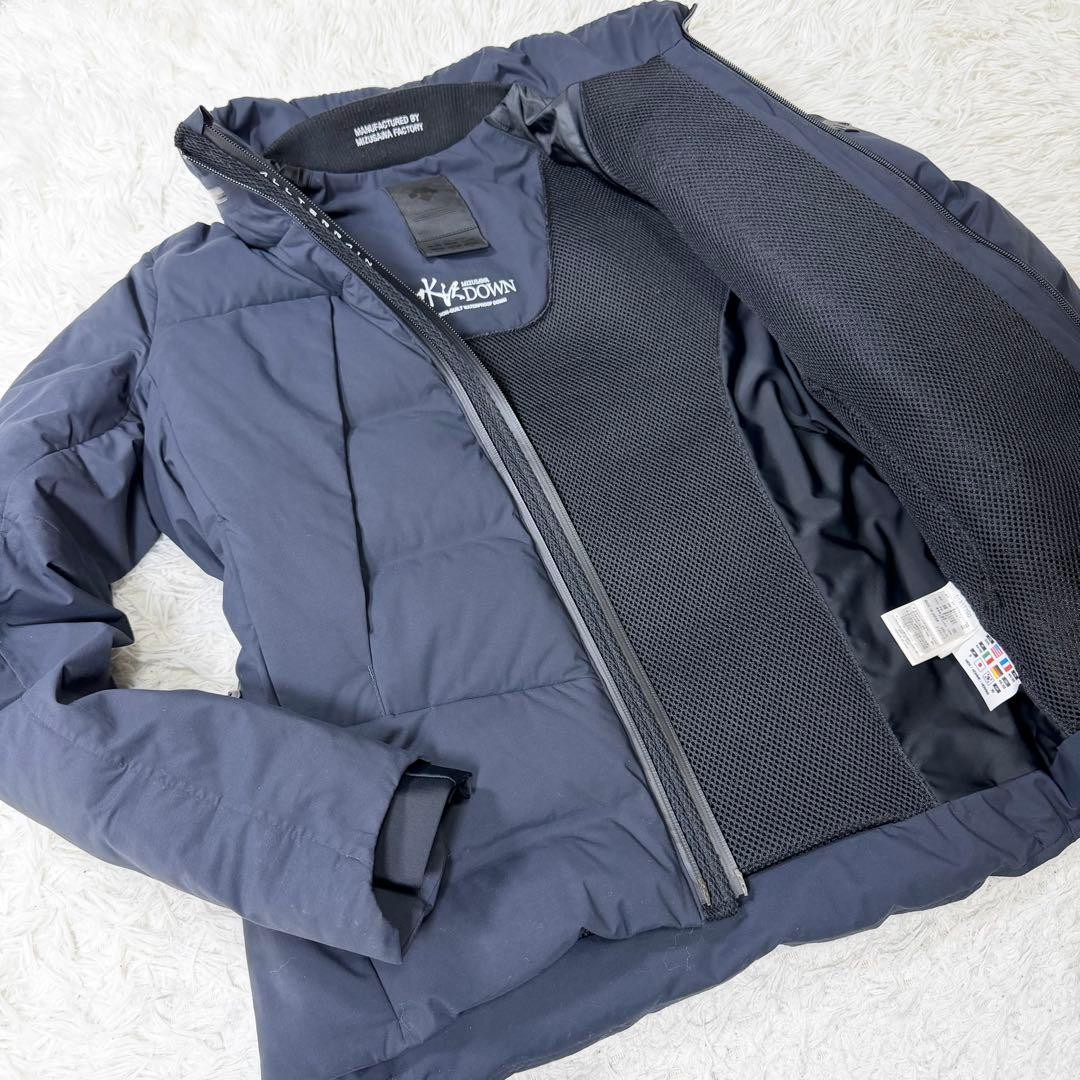 【美品】水沢ダウン　オルテライン　レジリエント　ジャケット　ネイビー　定価12万