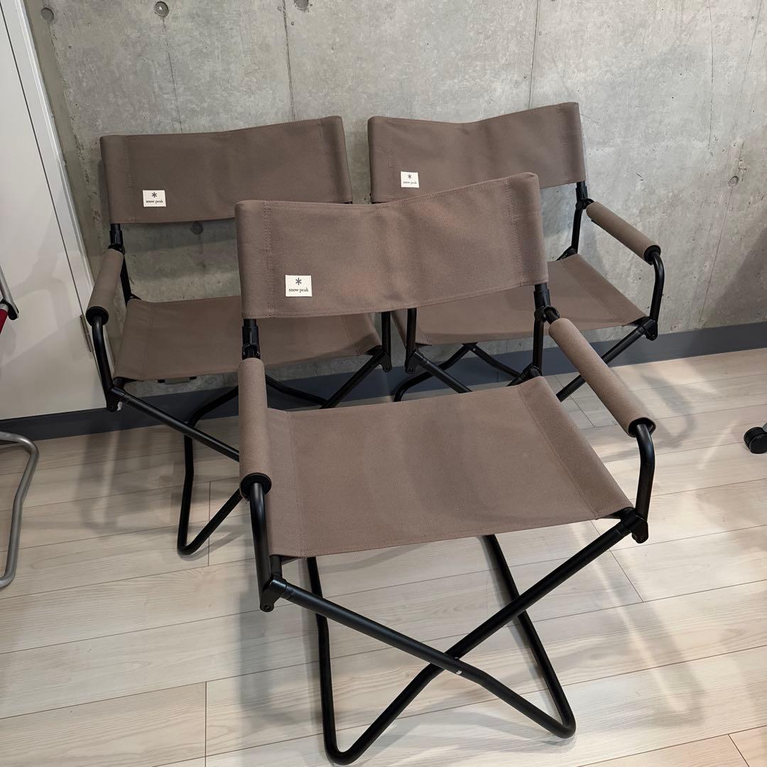 FDチェアワイド グレー 3脚セット