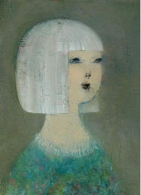 油絵 菅家令子 絵 絵画 インテリア F4-071112 人物 女性像