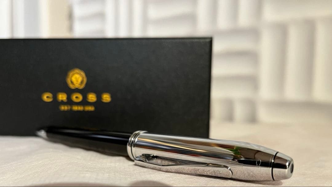 【新品同様】Cross ボールペン ブラック Townsend タキシード