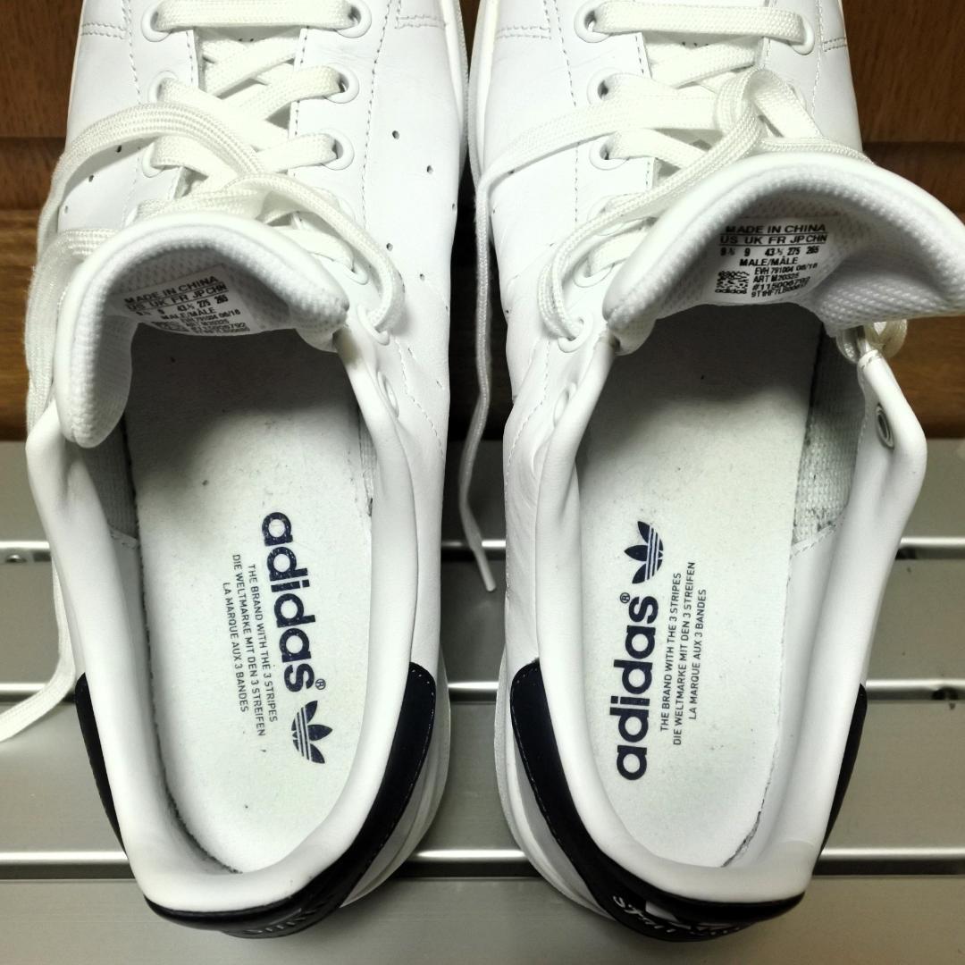 adidas Stan Smith M20325 レザー 白/紺 27.5cm