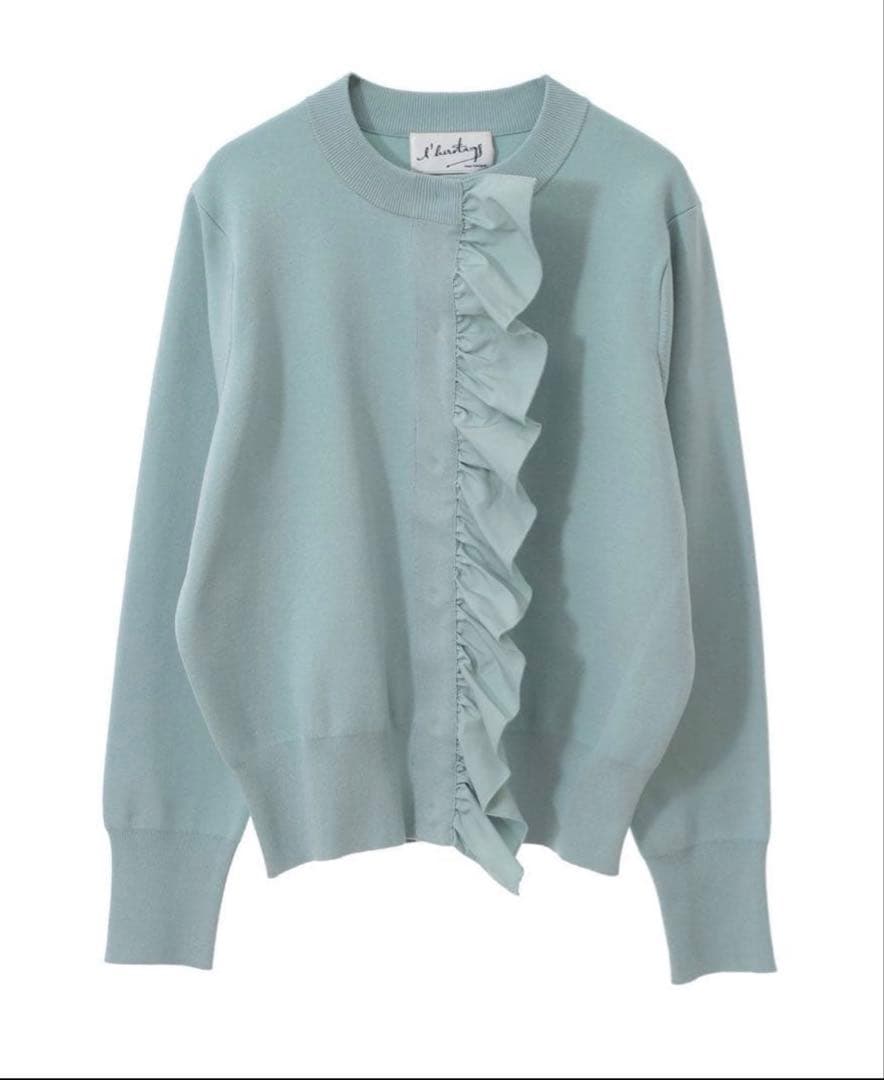 いちご様✨️l’heritage martinique タフタフリルカーディガン