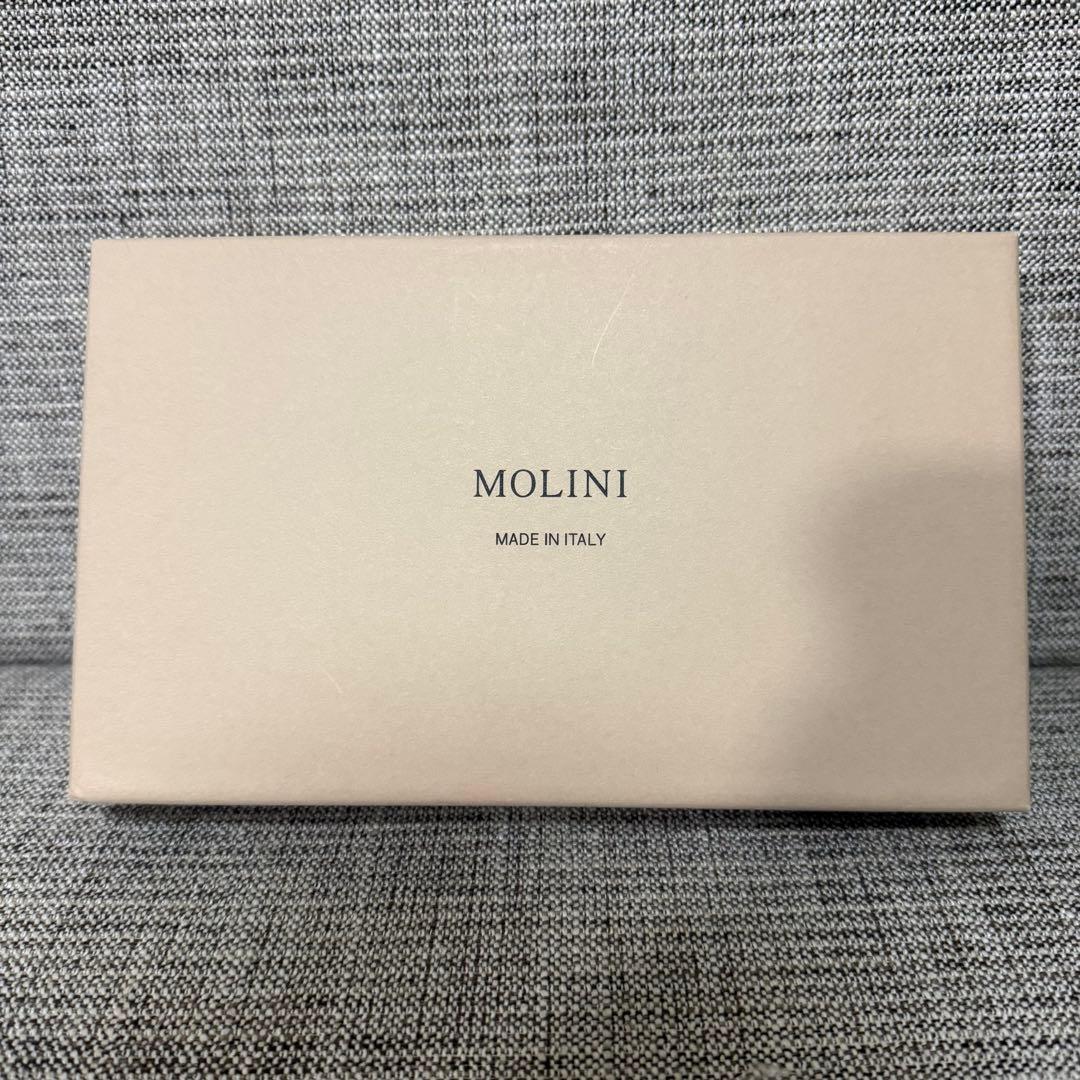 年内売切り希望MOLINI スマホショルダーウォレット　グレイ