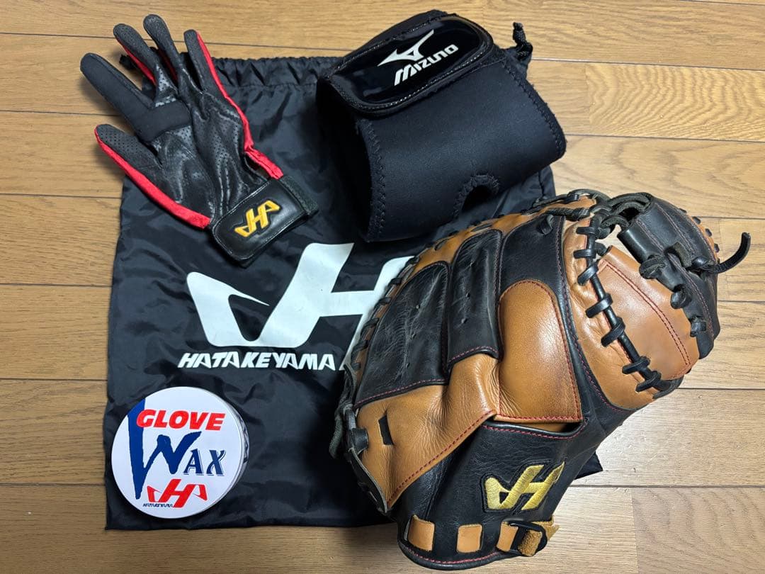 HATAKENAMA ハタケヤマ 軟式用キャッチャーミット 伊藤光モデル