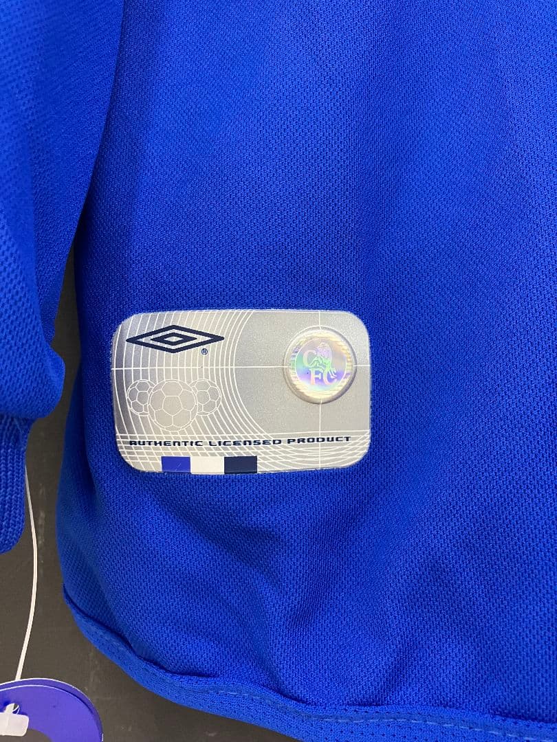 02-03 チェルシー　グジョンセン　アンブロオフィシャル　長袖ユニフォーム