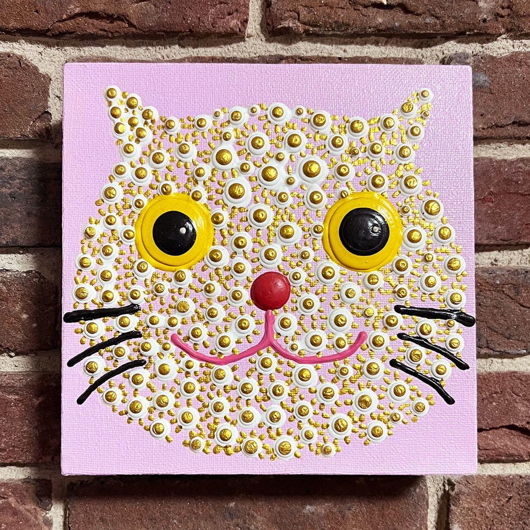 まるまるネコ　油絵