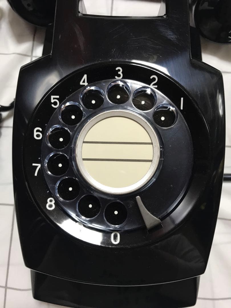 電話機①　600-A1W 日本電信電話公社用品　黒電話 600-A1W