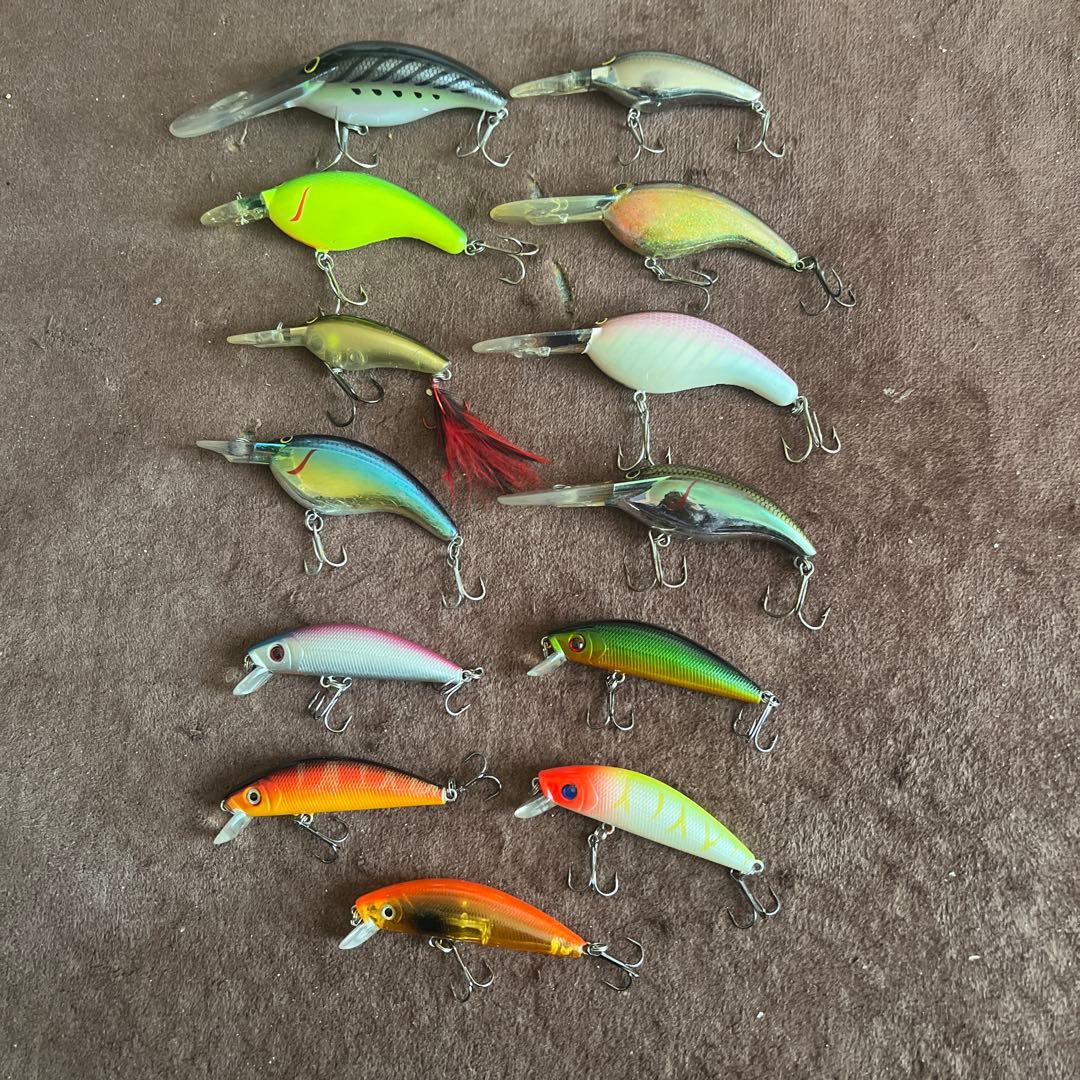 ハードルアーセット 多数 透明ケース付き約75個