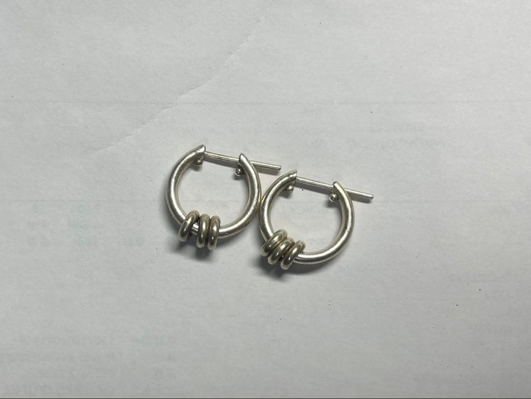 両耳　ハンドメイド　シルバー925 16mm スピネリキルコリン風ピアス