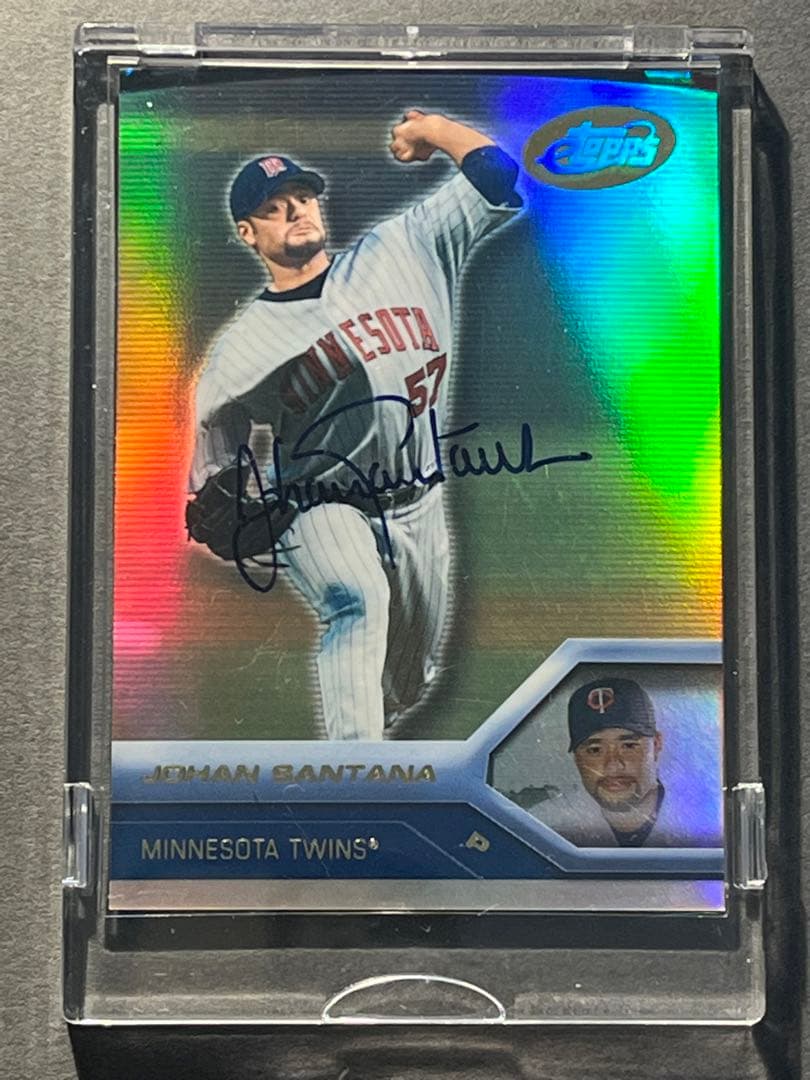 etopps ヨハンサンタナ投手　直筆サインカード　訳あり