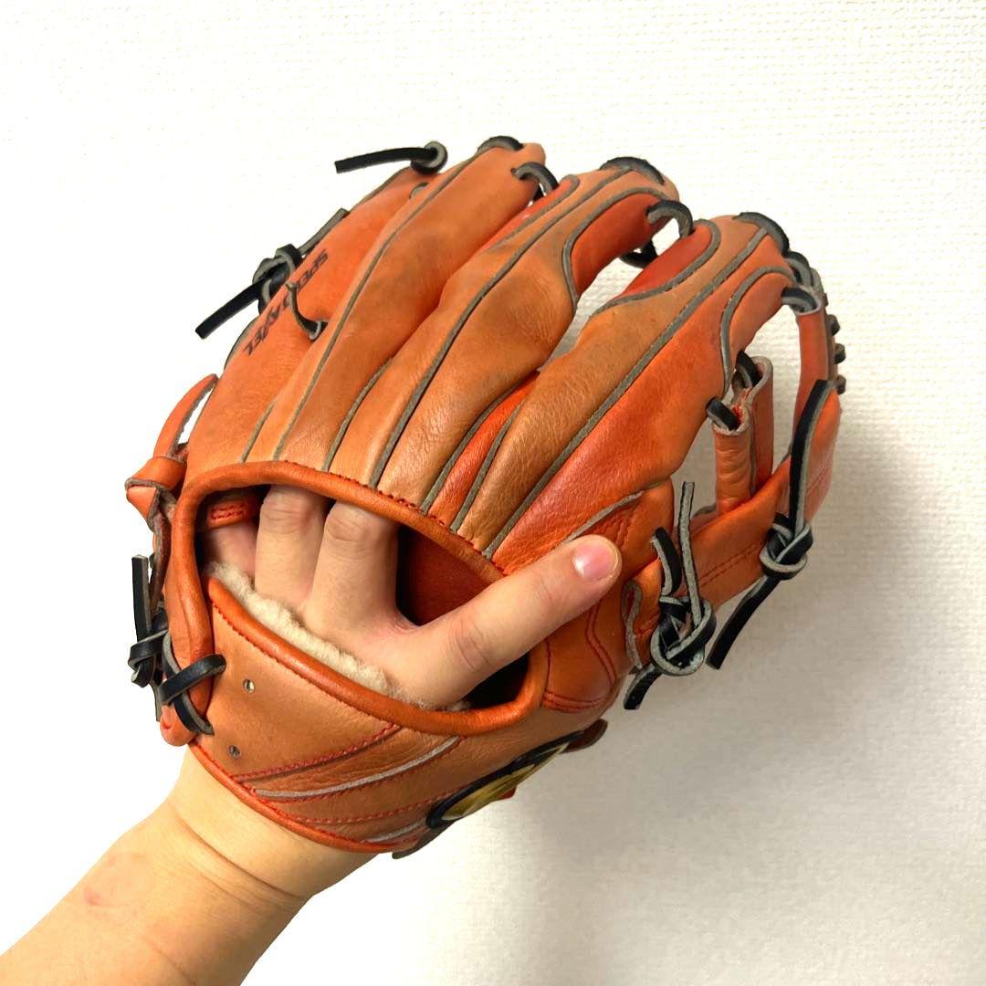 887 アシックス ゴールドステージ 型抜群 即戦力 硬式 内野手用グローブ