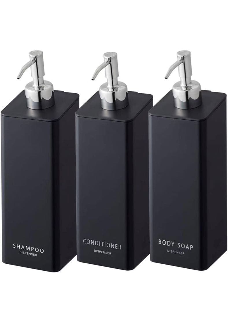 山崎実業(Yamazaki) マグネットツーウェイディスペンサー ブラック