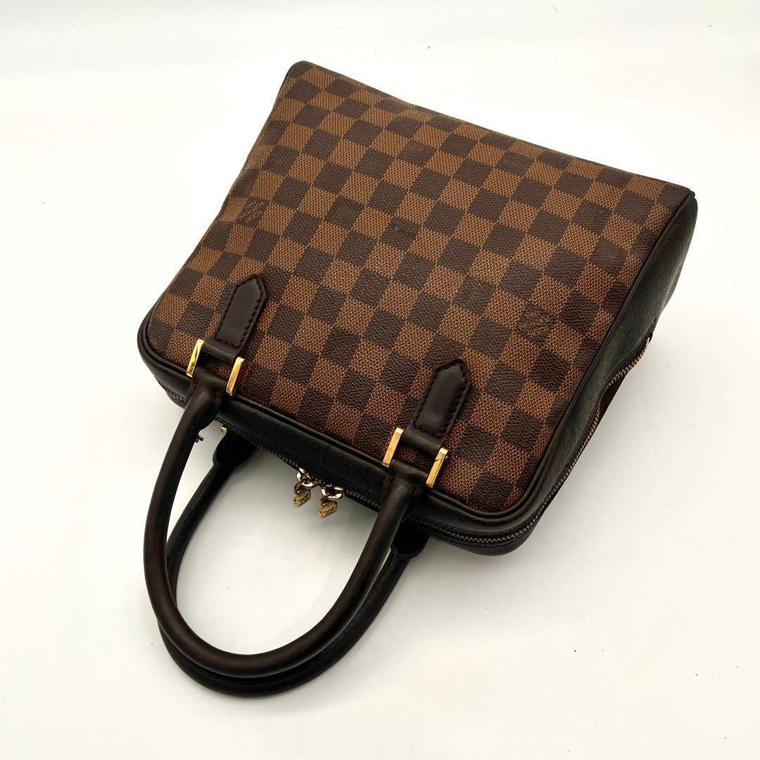 ルイヴィトン　ダミエ　エべヌ　ハンドバッグ　ブレラ　エベヌ ブラウン