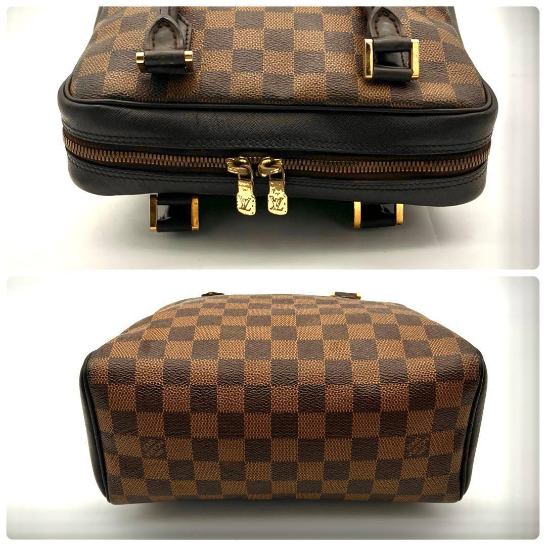 ルイヴィトン　ダミエ　エべヌ　ハンドバッグ　ブレラ　エベヌ ブラウン