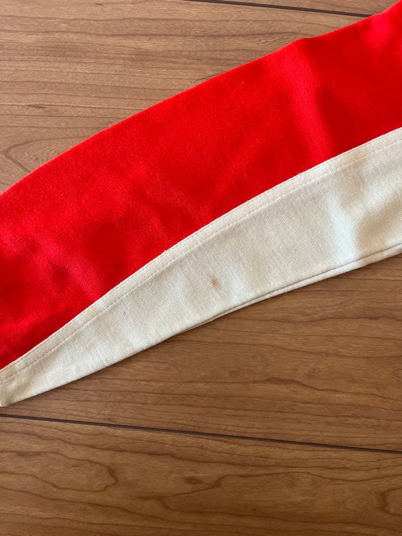 カズちん FILA ジップアップジャケット レッド/アイボリー