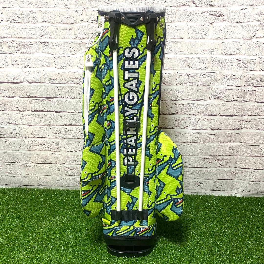 【希少】パーリーゲイツ PEARLY GATES ワニ柄 キャディバッグ ゴルフ