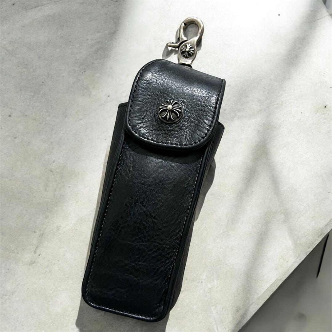 JJR様【極希少・鑑定済】クロムハーツ スイベルクリップ クロスボール レザー