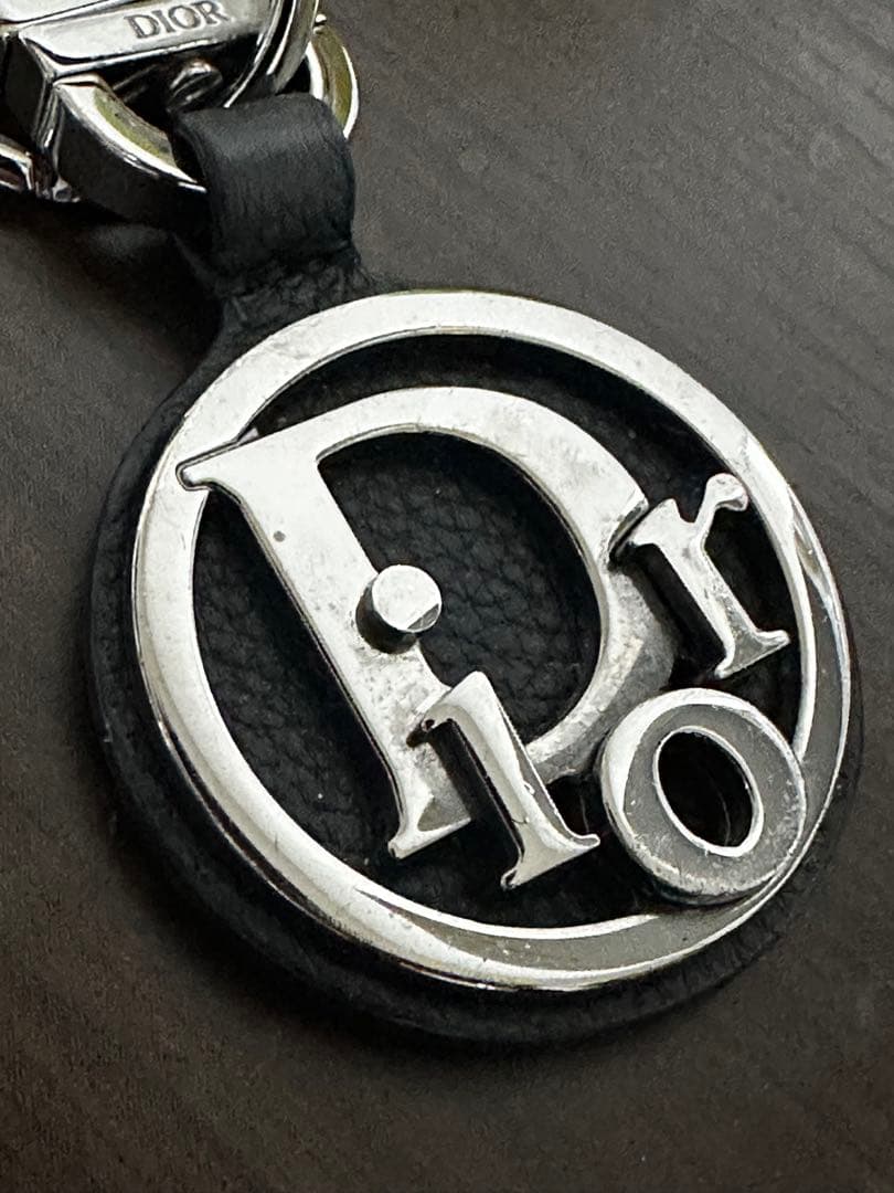 ディオール D-Touch キーホルダー　カーフスキン　キーリング