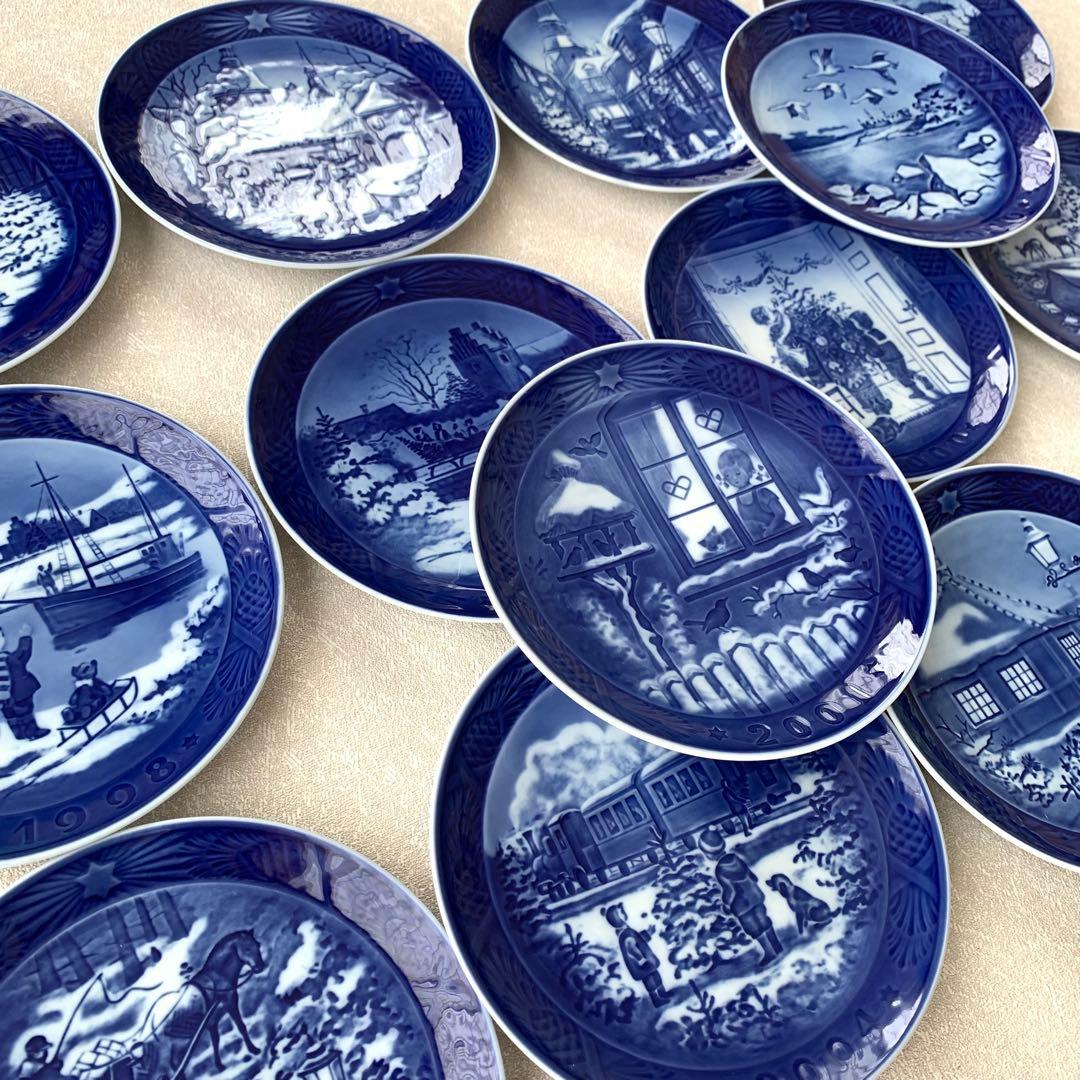 ロイヤルコペンハーゲン イヤープレート 1994〜2007年 14枚 まとめ売り