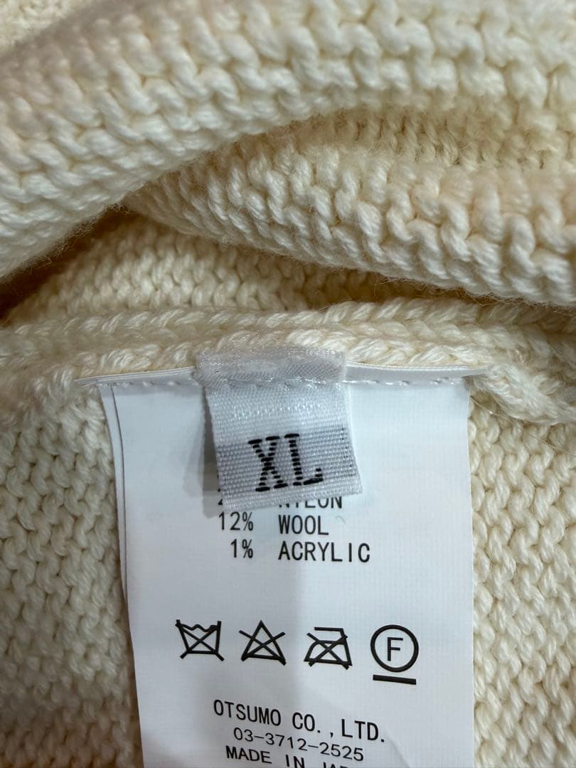 トップス HUMAN HOPE HEART KNIT SWEATER XL