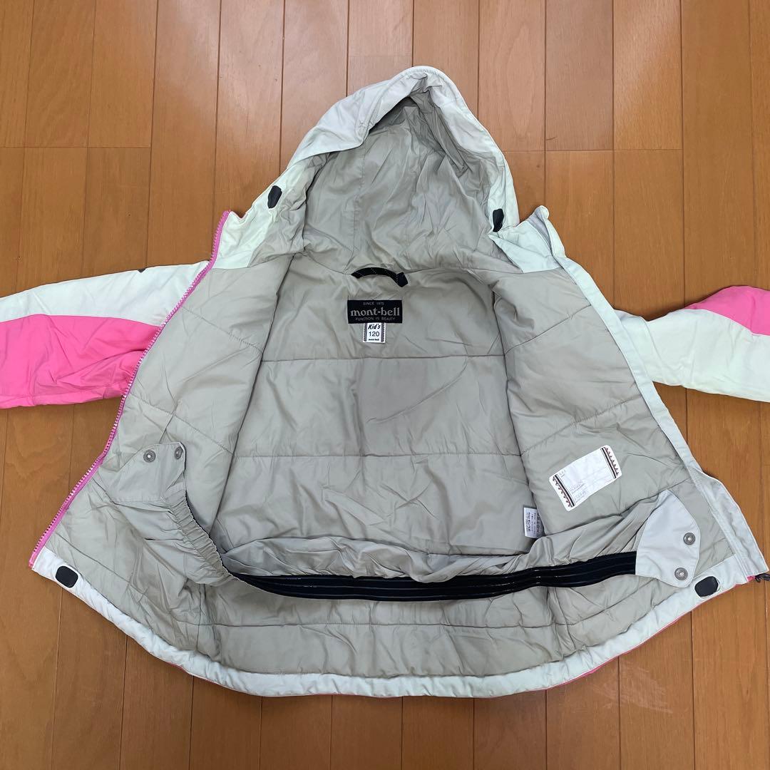 値下げ！mont-bellスキーウェアセット 子ども用