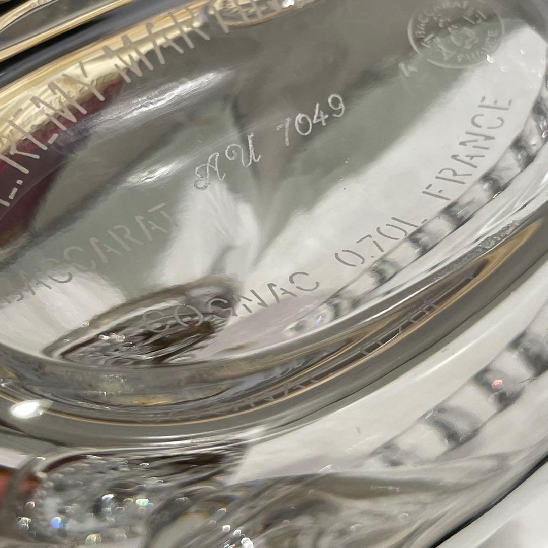 ②Baccarat レミーマルタン ルイ13世 グラス　空瓶 バカラ　箱入り