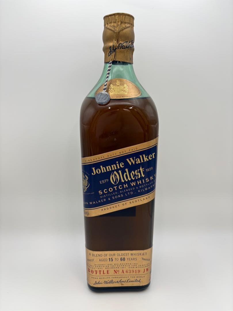 古酒　未開栓　金キャップ　ヘネシーXO ジョニーウォーカー　オールデスト セット