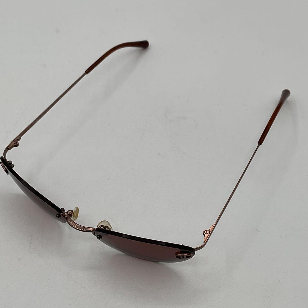 シャネル サングラス リムレス 4003 ブラウン メタル ココマーク