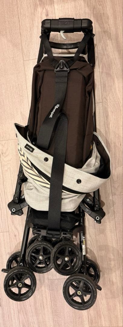 コムペット　ミリミリライト 犬用ペットカート アッシュホワイト 備品付き