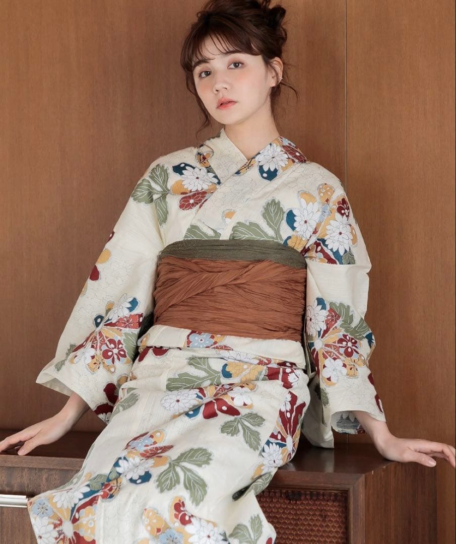 【a】Dita 1人で着られる浴衣セット(下駄なし)