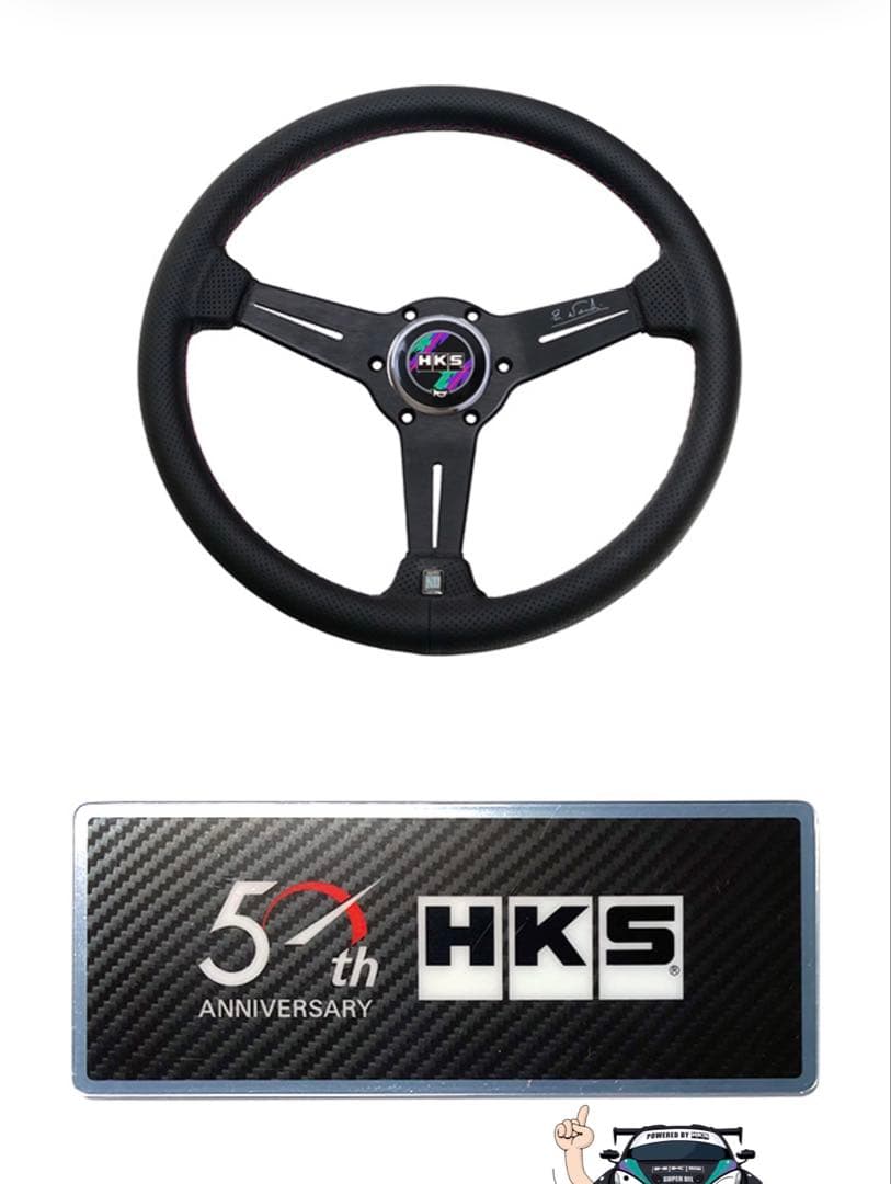 正規品 HKS 50th ステアリング NARDI SPORT 34 340mm